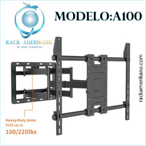 Soporte para TV  La Bestia de 60” a 120” con Brazo Extensible, Giro e Inclinación