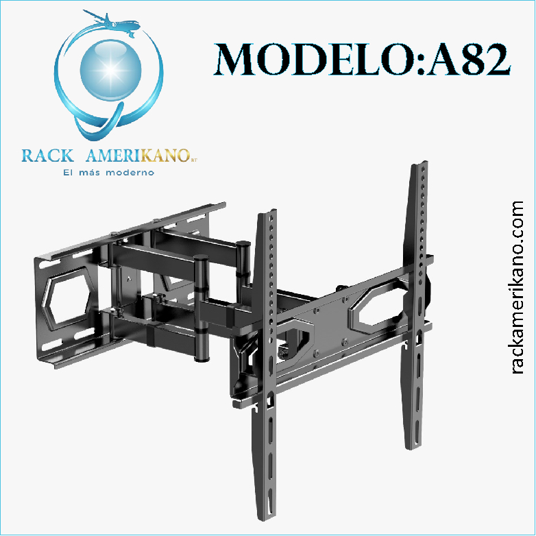 Soporte para TV de 40” a 75” con Giro, Inclinación y Rotación